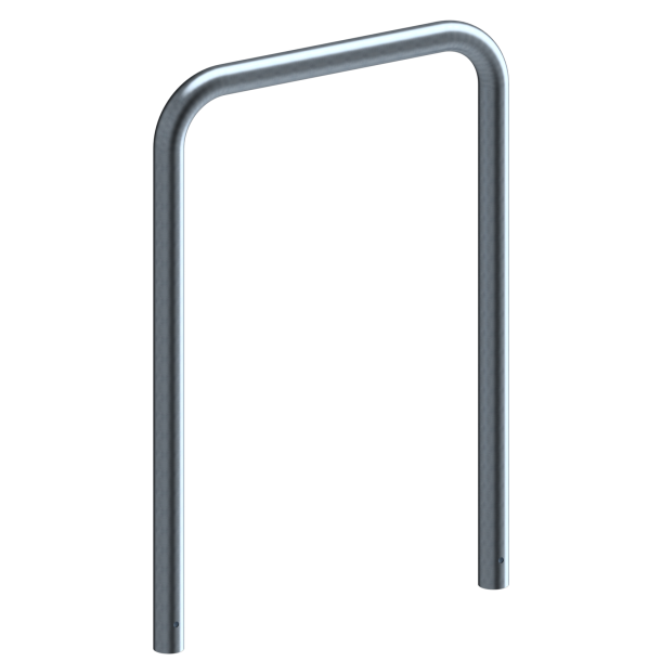 Guard hoop |  76 x 2,6 mm | without cross bar | for casting in concrete | total width: 1000 mm | total height: 1500 mm | hot-dip galvanized
